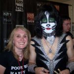 Eric Singer - always wonderful to meet, because he is friendly, interested and still very much down to earth.