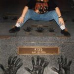 ..visiting the "ROCK WALK" in Los Angeles (CA) 1994. As a true fan I fell on my knees, cleaned and kissed the handprints (we got it on video-tape..);-))